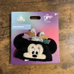 香港ディズニー 20周年 イヤーハット バッジ キーホルダー ミニー
