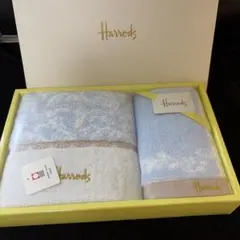 値下！新品箱入りHarrods 今治タオル フェイスタオル ハンドタオル セットのサムネイル