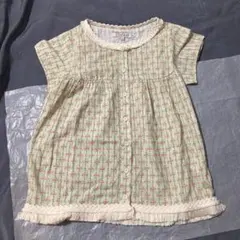 COYSEIO❤︎花柄シャーリングブラウス ライトグリーン 2 | Mercari