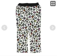 美品！BABYDOL 裏起毛ヒョウ柄パンツ　80