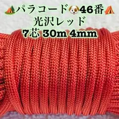 パラコード　７芯 ３０m ４mm ４６番　手芸とアウトドアなど用
