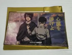 進撃の巨人 記憶への進撃 リヴァイ ハンジ 場面写真箔押しステッカー