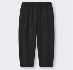 【廃盤】GUバルーンアンクルパンツ ブラック S セットアップ可