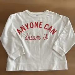 ZARA ホワイト トレーナー サイズ140