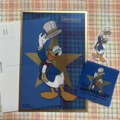 ★ディズニーストア★東京ディズニーリゾート店限定★ドナルド★ポストカード★シール