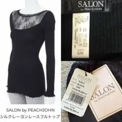 SALON by PEACH JOHN シルクレーヨンレースフルトップ SM