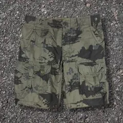 00s OLD GAP Camo Gimmick half pants Y2Kのサムネイル