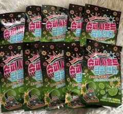 ASMR スーパーサウンド ポッピングキャンディ ソーダ味 5袋セット　飴