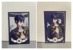 にじさんじ8周年3D 共通衣装チェキ風カード2種、ウエハースカード　レオス