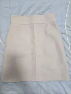 【新品タグ付】BEIGE ホワイト タイトスカート ひざ丈