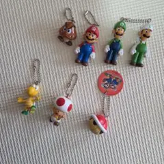 スーパーマリオ キャラクターキーホルダーセット