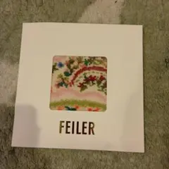 今日だけ値引きあ「新品」FEILER 花柄タオルハンカチ