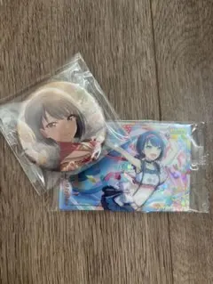 プロジェクトセカイ 桐谷遥 缶バッジ＆ウエハースカード　プロセカ