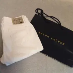 Ralph Lauren ラルフローレン ホワイトデニム27 ショッパー付きのサムネイル