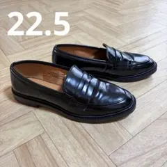 H&M エイチアンドエム エナメル ローファー ブラック 黒 22.5のサムネイル