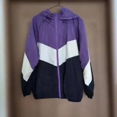 紫・白・黒 ジャンパー Sサイズ