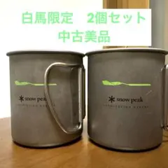 新品未使用】スノーピーク チタンダブルマグ 450＆300 2個セット