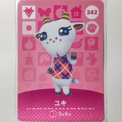 どうぶつの森　amiiboカード　ユキ