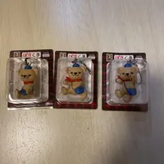 ぽすくま　フィギュアストラップセット 3種類　非売品