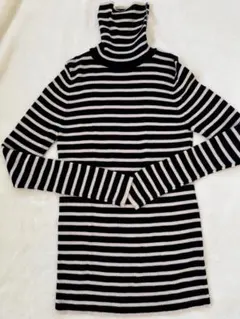 UNIQLO ボーダー柄 タートルネック XL