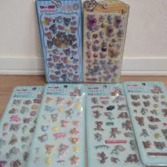 プチドロップステッカー　うるちゅるポップシール　　ぷくぷくシール　トムジェリ