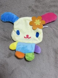 カラフルウサギのぬいぐるみポーチ