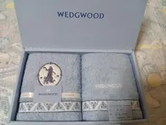 WEDGWOOD 　ウエッジウッド　西川フェイスタオル2枚セット　日本製　未使用