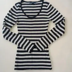 CECI McBEE ストライプ長袖ニット