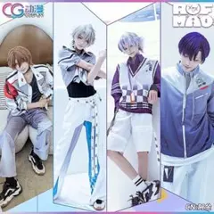 バーチャルVTuber　ROF-MAO　甲斐田晴 　コスプレ衣装 ウィッグ追加可