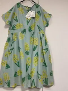 新品4,200+税　リトルマーケット インド製　ワンピース　妊婦さんもOKのサムネイル