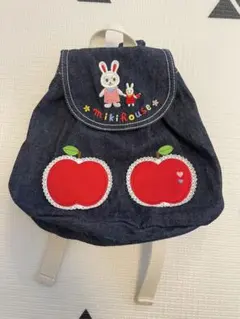 ほぼ未使用mikiRouse デニムリュック ウサギデザイン