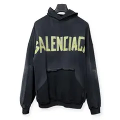 正規品 balenciaga テープロゴ リバーシブル ロングTシャツ サイズ3 