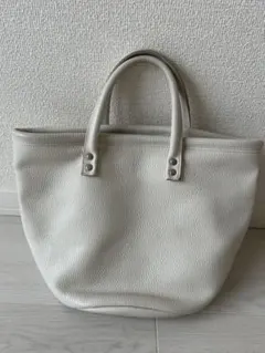 レザー トートバッグ ベージュのサムネイル