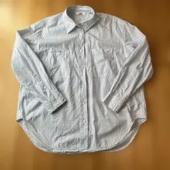 UNIQLO ストライプ柄 長袖シャツ M