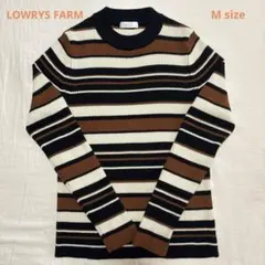 ローリーズファーム　ボーダーニット