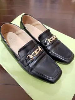 ロペピクニックパサージュ　ブラック　ローファー　 ローヒール　23センチ