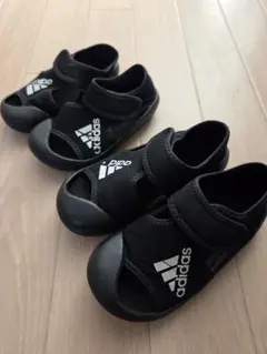 adidas アディダスサンダル キッズ 速乾シューズ　14 センチ　15センチ