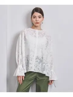 ユナイテッドアローズ OPAL リボンカフス ブラウス 長袖のサムネイル