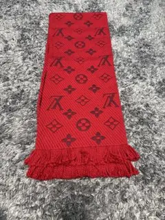 【箱付き】LOUIS VUITTON レッド マフラー Louis Vuitton レッド ストール ルイヴィトン LOUIS VUITTON