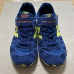 New Balance 996 キッズ スニーカー 22センチ 青　ブルー