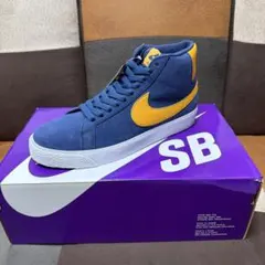 Nike SB Blazer Mid ネイビー/イエロー