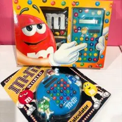 m&m's！エムアンドエムズ★電卓2個セット★ブルー