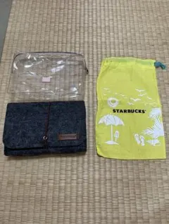スターバックス フェルトポーチ　巾着