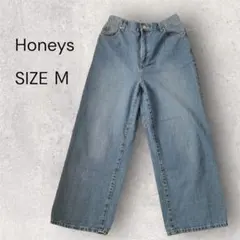 ★未使用★ Honeys ワイドパンツ デニム　Ｍサイズ
