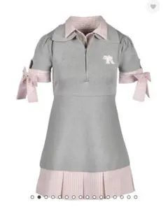 Rilly emulie Shirt Docking Knit Onepiece - メルカリ