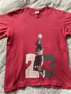 90s 銀タグ Michael Jordan Tシャツ Lサイズ 赤