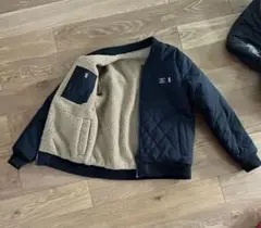 リバーシブルキルティングボアジャケット 防風 防寒 保温 ワーク