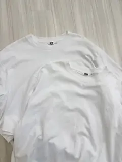 UNIQLO2枚 XXLエアリズムコットンオーバーサイズT5分袖