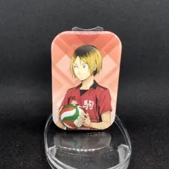 孤爪研磨　スクエア缶バッジ　ハイキュー!!　ナンジャタウン