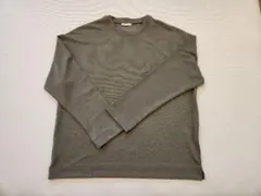 美品　ZARA テクスチャー　ロングTシャツ　L